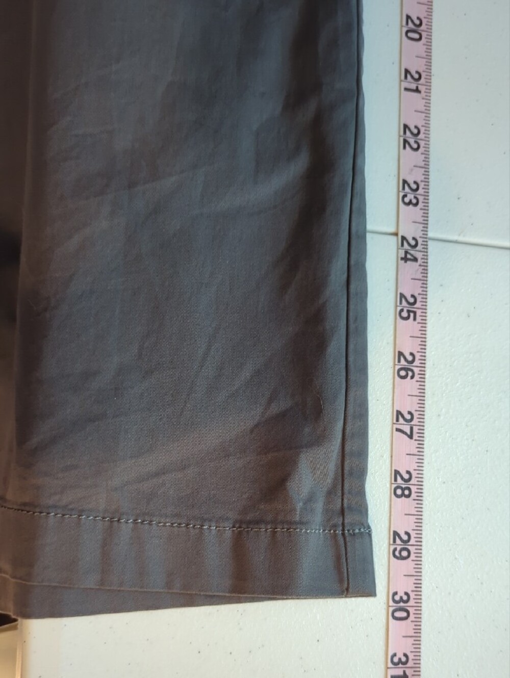 Pact Boulevard Brushed Twill Wide Leg Trouser Storm Gray size Large - Picture 11 of 13